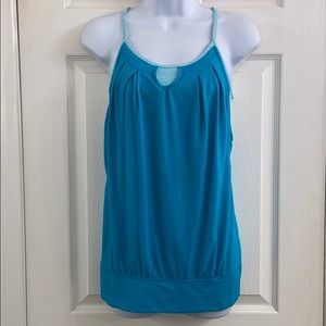 Lululemon blue sport top.